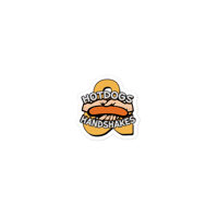 Image 2 of HOT DOGS AND HANDSHAKES STICKER