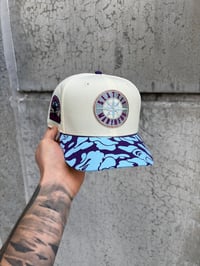 Image 1 of MULTI TONE GRAPE ICE SEATTLE MARINERS CUSTOM FITTED CAP