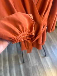 Image 5 of Rust soft  flowy dress 