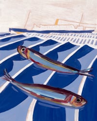 Image 1 of Sardines & Steam Liner Print