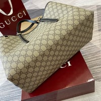 Image 3 of GG Canvas Large Tote
