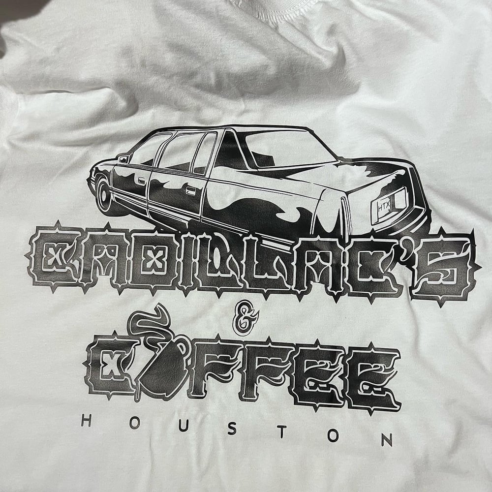 Image of Cadillacs & Coffee Houston T-shirt