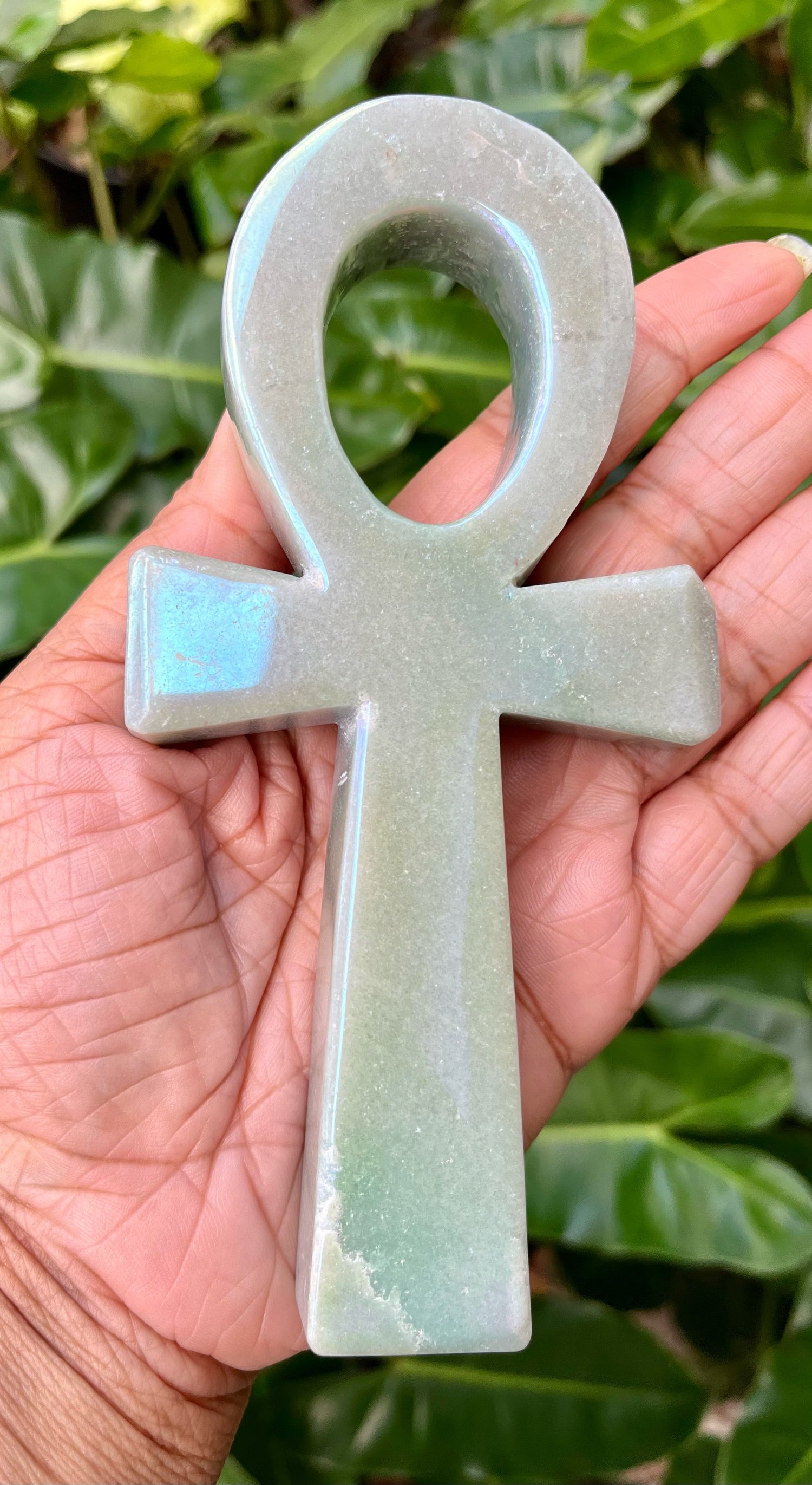 Image of Angel Aura Aventurine Ankh