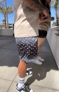Image 2 of AS26SP Og Bandana Black Mesh Shorts 