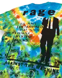 Image 3 of Rage Against The Machine - Dyed Graphic Tee - Medium