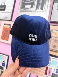 Image 1 of Blue hat