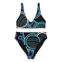 Image 1 of High-waisted bikini "Waterholes"