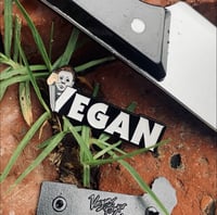Image 2 of Vegan Horror Fan Enamel Pins