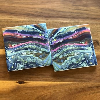 Coasters - Set of 4 - Tricolor Cowhide — Farmericana Designs