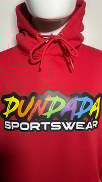 Image 3 of DUNDADA Sportswear Red Hoodie