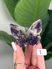 Image 9 of 3D FLUORITE X CALCITE BUTTERFLY