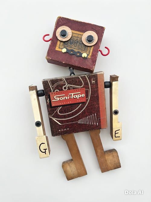 Image of Wall hanging robots