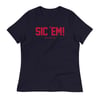 Women's SIC 'EM FRONT & BACK Relaxed T-Shirt