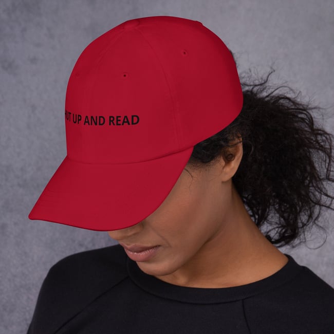 Shut Up & Read cap
