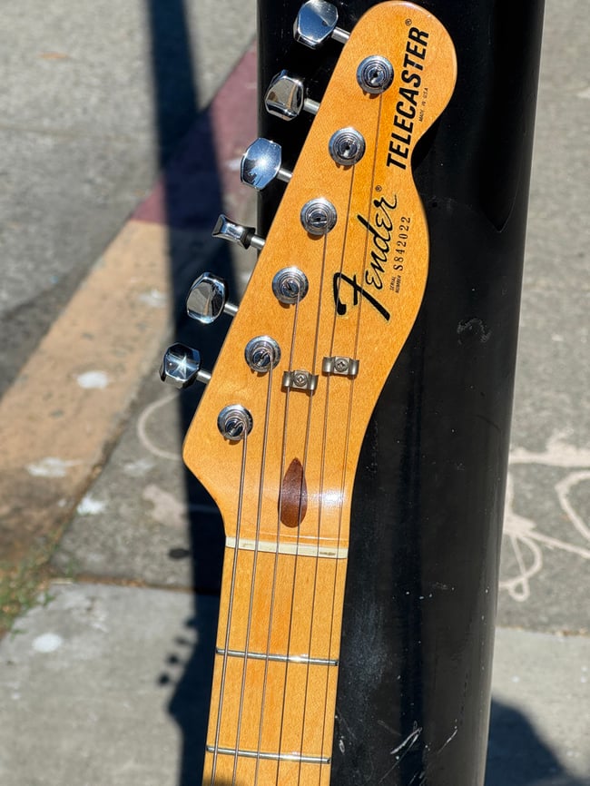 1978 Fender Telecaster Black w/Fender Hard Shell Case