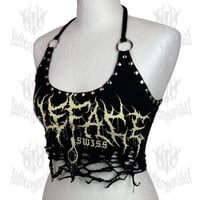 Image 3 of Paleface Swiss "Satanic Worship" Halter Top (SIZE XS)