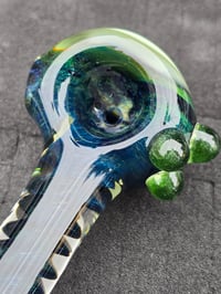 Image 3 of Experimental Green Wig Wag Pipe 
