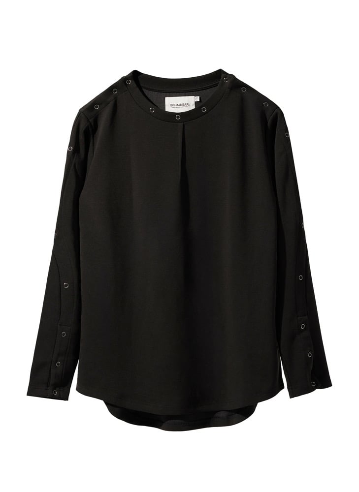 Image of EQUALNEAR - Astro Henley Sweatshirt (Black)