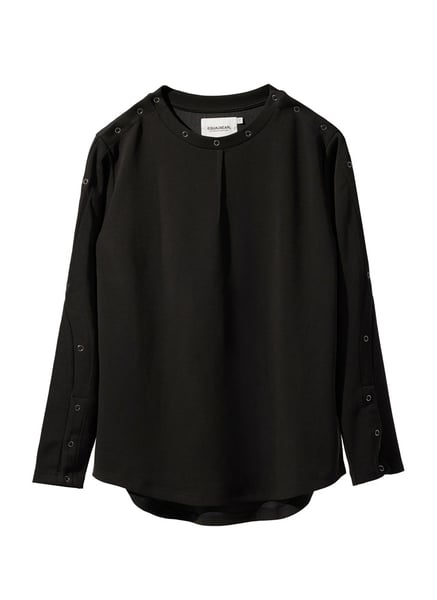 Image of EQUALNEAR - Astro Henley Sweatshirt (Black)
