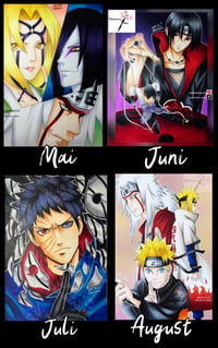 Image 4 of Naruto Kalender 2025 | Motiv 1