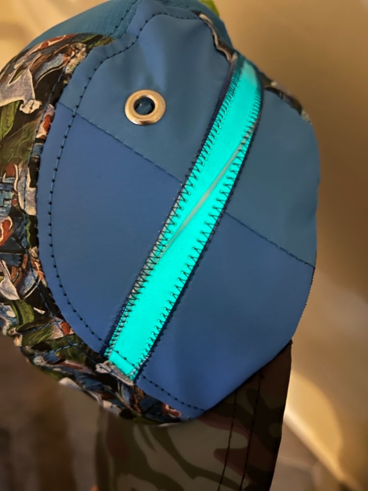 TNF Wader PVC Brim Fishing Reflect Glow Upcycled Utility Five Panel 
