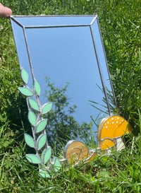 Image 3 of Stained Glass Forest Mirror