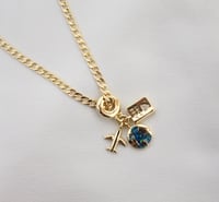 Image 1 of Catching Flights Not Feelings Necklace 