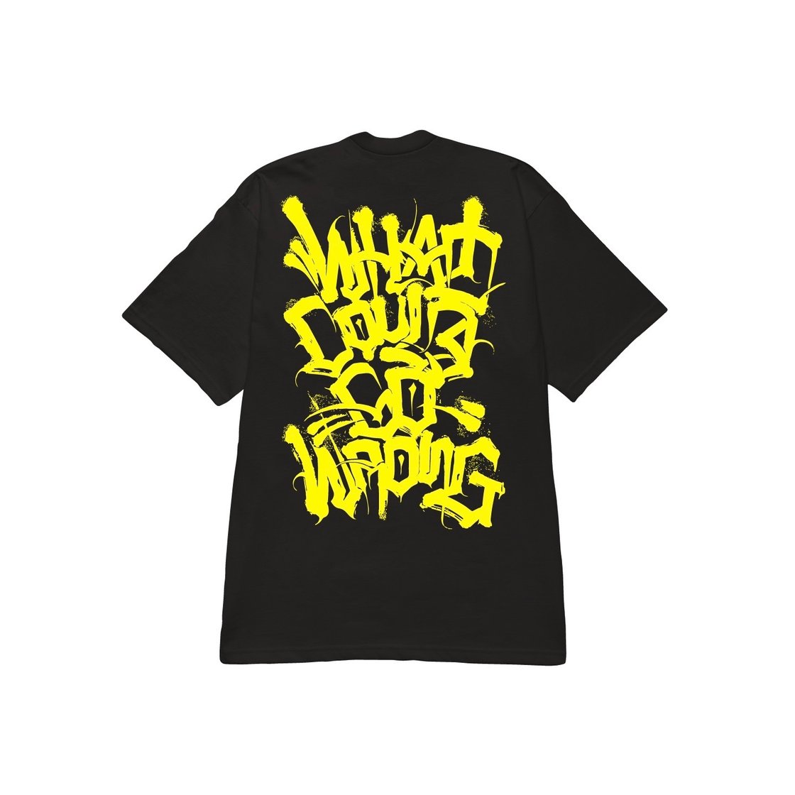 Image of WHAT COULD GO WRONG (GOLD & BLACK TEE)