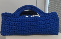 Image 2 of Royal Blue Long Clutch Purse 