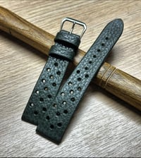 Image 1 of Forest Green Soft Grain Oxhide Rally Strap