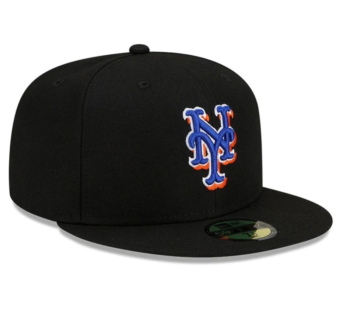 mets black fitted