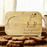 Image 1 of Retirement Tea & Biscuit Board 