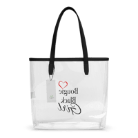 Image 4 of Bougie Black Girl Clear tote bag