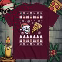 Image 5 of Skull Slice Ugly Christmas Tee