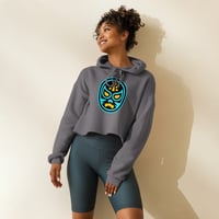 Image 2 of Lucha Libre, Struggle Freely, Crop Hoodie