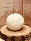 Lunar Guardian Moon Shaped Soy Wax Pillar Candle 