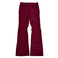 Image 1 of CORDUROY HAGI Fancy Red Flared Pants