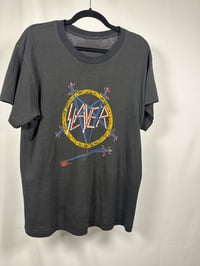 Image 1 of 1985 Slayer Hell Awaits Tour shirt 