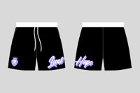 LocalHoops Neon Lights Shorts - Black/Lavender