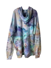 Image 10 of XL Unisex Comfort Wash Hoodie in Muted Alchemy Ice Dye