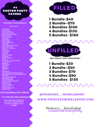 Image 1 of Custom Party 🎉 Favors