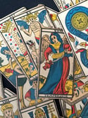 Ancien Tarot de Marseille première édition Grimaud 1930. Complet! 