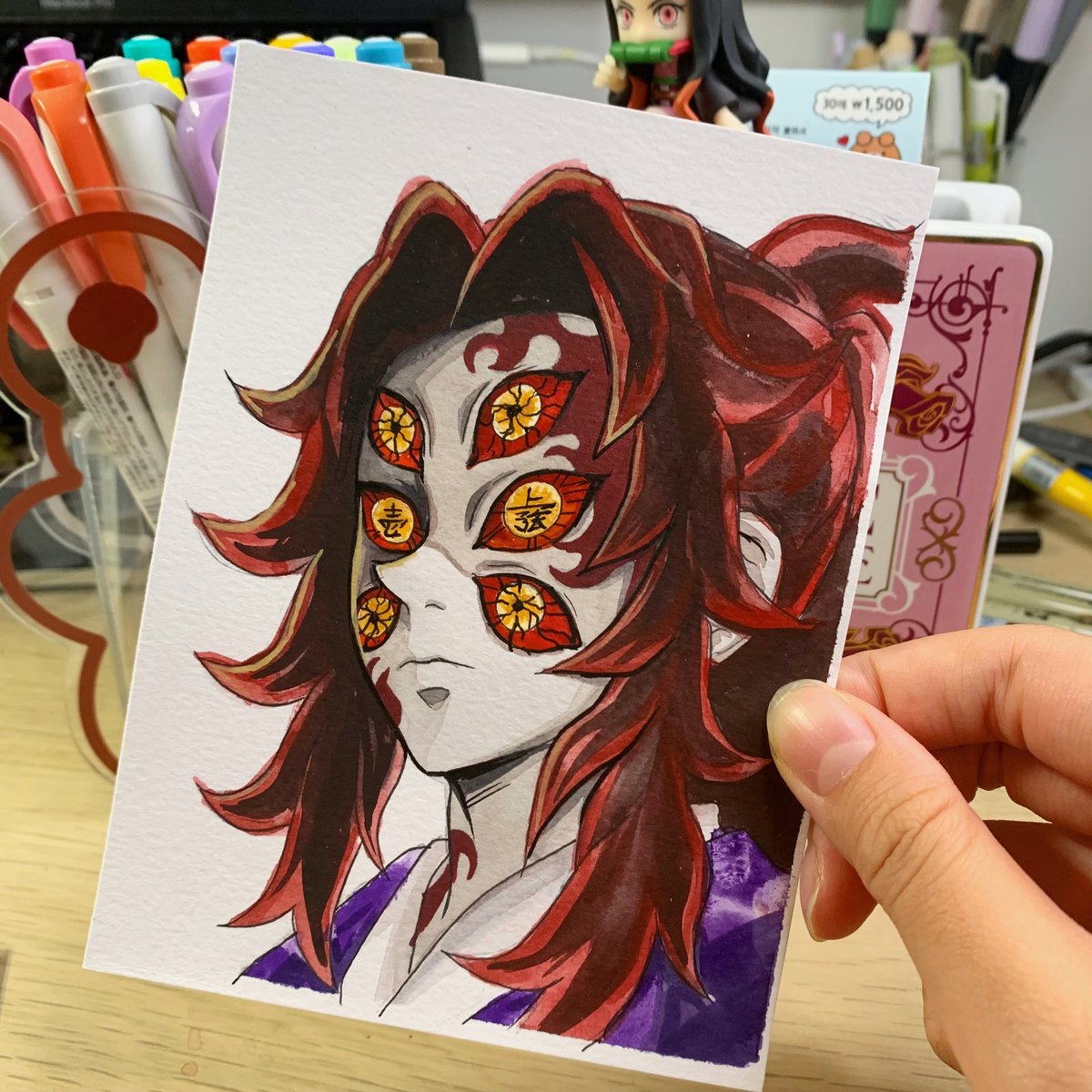 Kokushibo Original Art Lainahsart