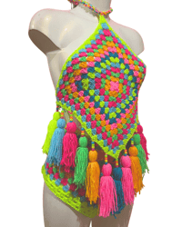 Image 4 of Granny square shorts