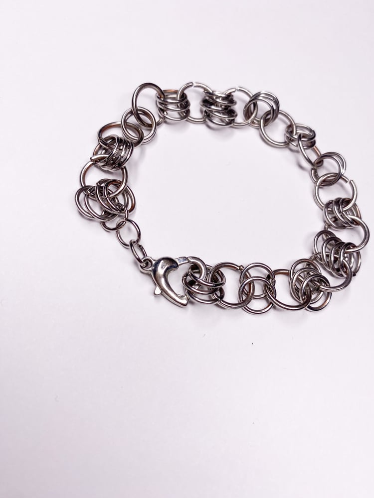Image of Chained Heart Bracelet