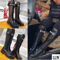 Image 1 of LOUI TALL COMBAT BOOTS