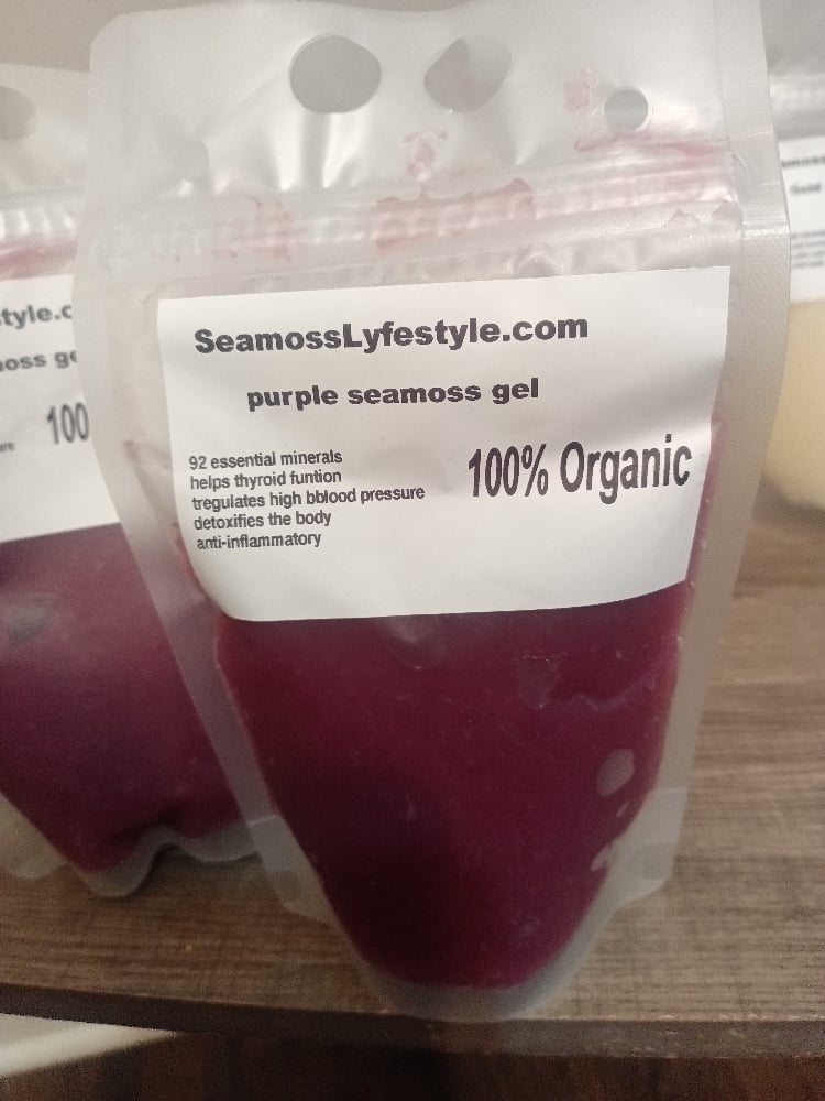 Image of Purple seamoss gel 