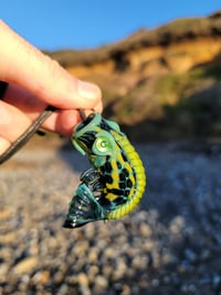 Image 4 of Aqua Green Koi Fish Pendant