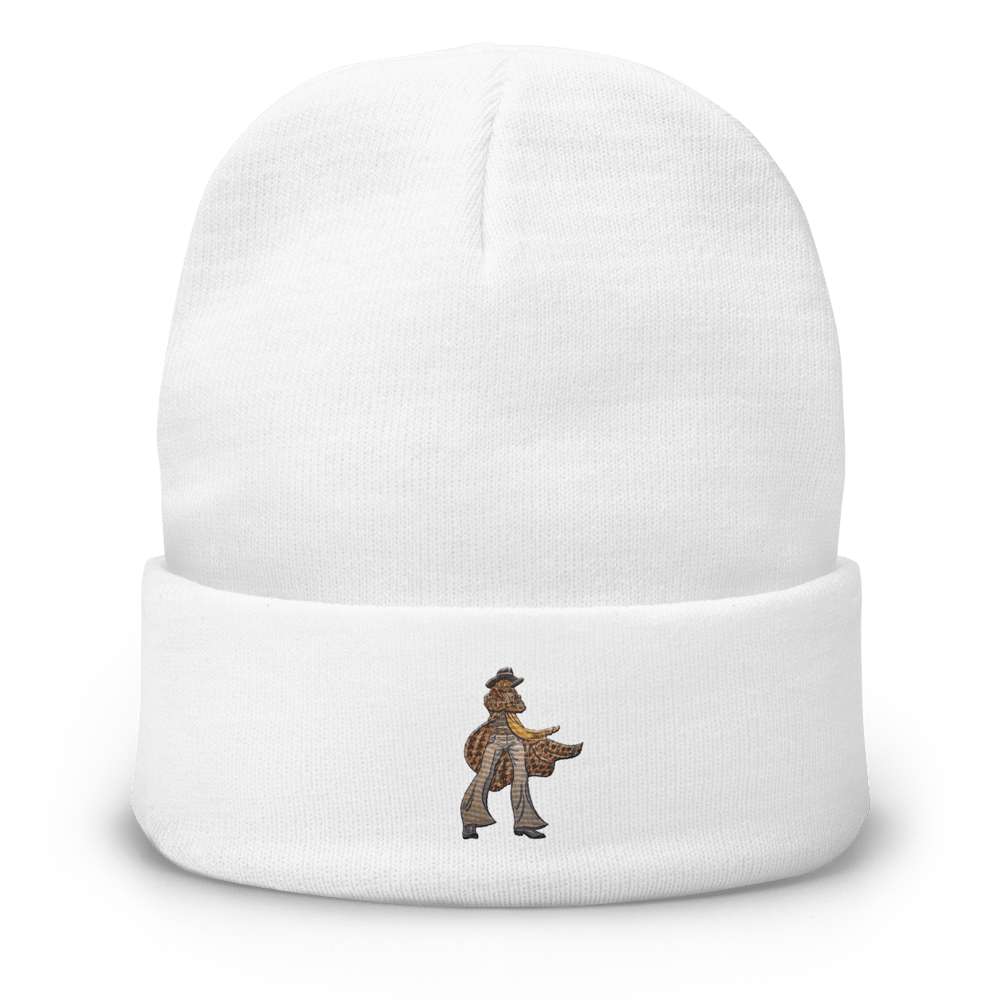 "SalvadorAudi" SLO Embroidered Beanie [ART ILLUSTRATED BY GREGORY HAWKINS]