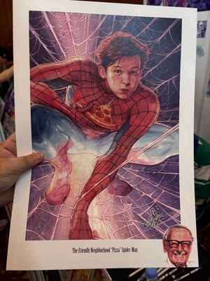 Image of Spider-man A3 Print Fine art print  // Emily Yim